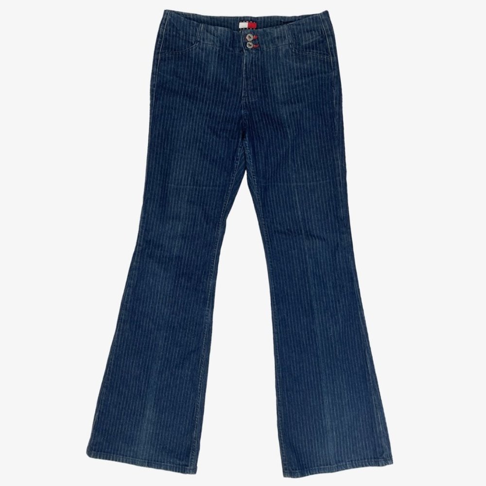Vintage Pinstripe Tommy Hilfiger Bootcut Jeans